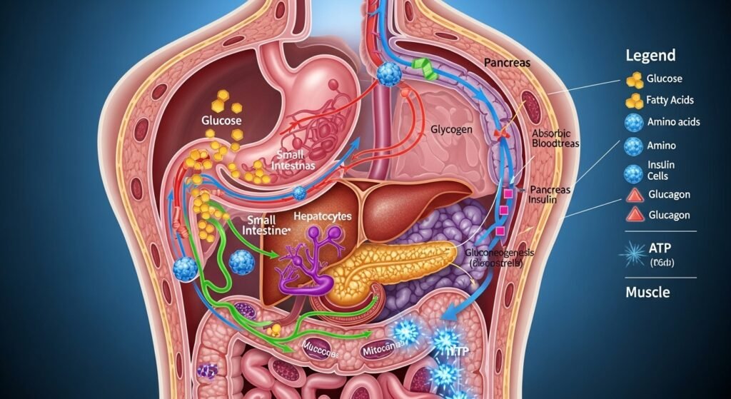 Descubre cómo funciona el metabolismo energético en tu cuerpo. Entiende su importancia para la salud, la homeostasis y cómo afecta a tus órganos.
