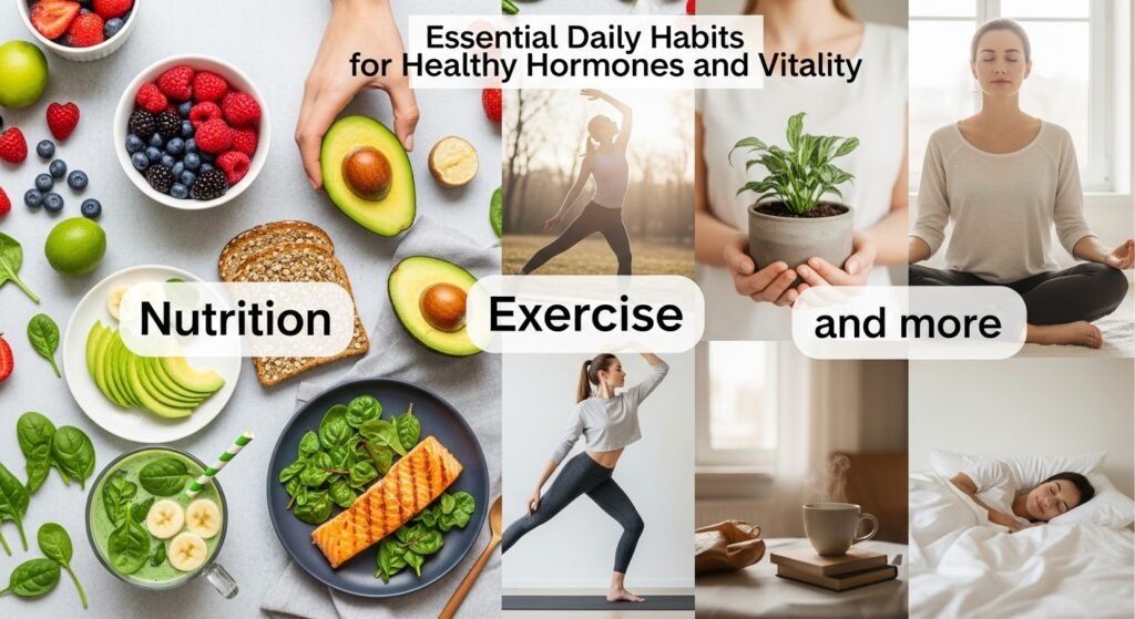 Descubre los hábitos diarios esenciales para mantener hormonas saludables y vitalidad. Nutrición, ejercicio y más para optimizar tu bienestar.