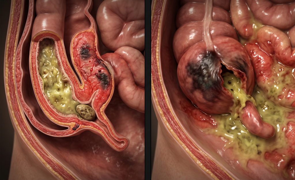 Por que puede explotar el apendicitis